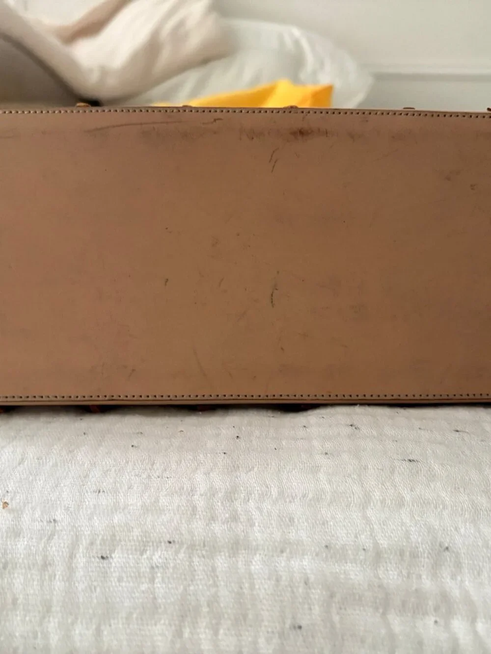 Vintage Ferragamo Open Weave Leather Tote